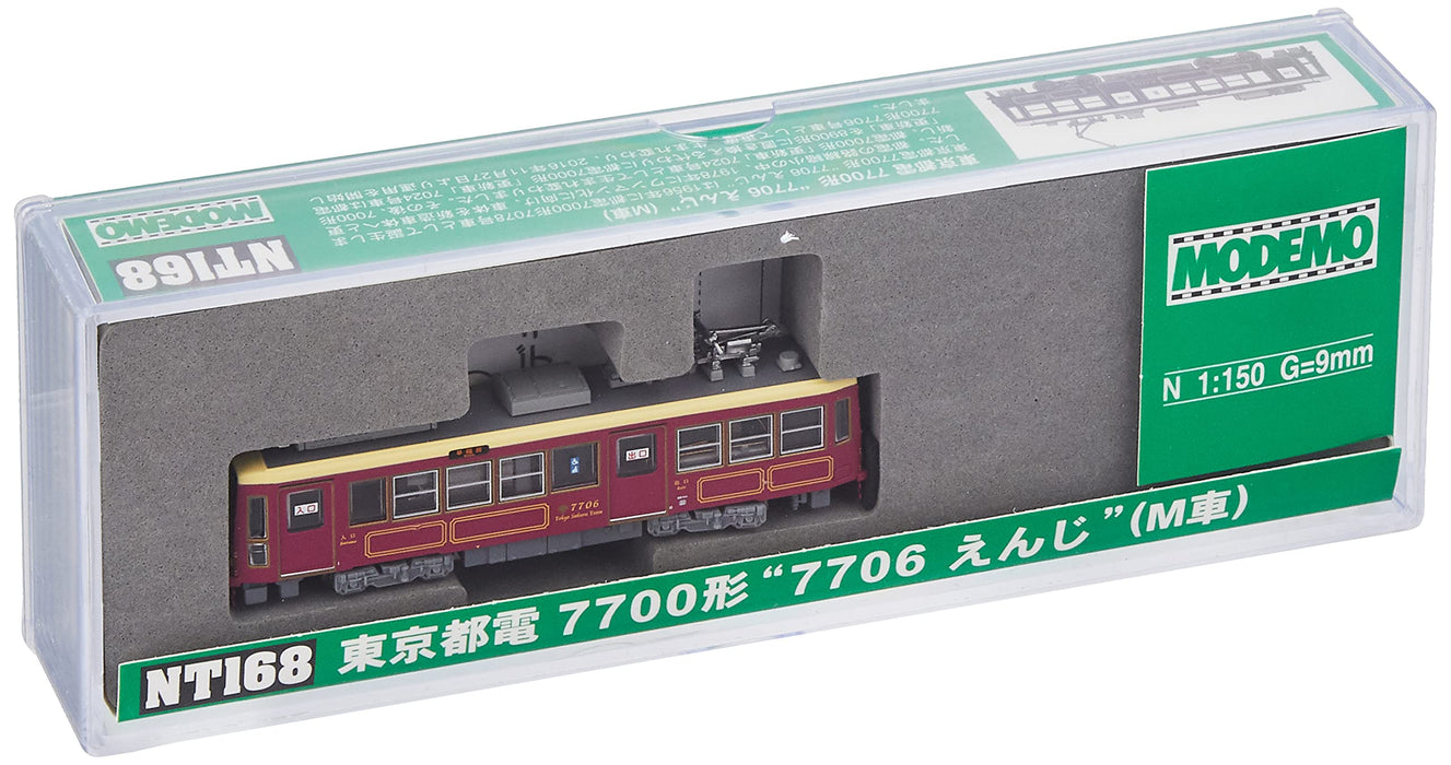 MODEMO N gauge Tokyo Metropolitan Electric Railway 7700 type 7706 Enji M NT168_3