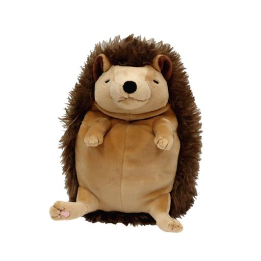 Shinada Global Mochi hari Hedgehog Plush Doll M Brown MOHR-0230B Polyester NEW_1