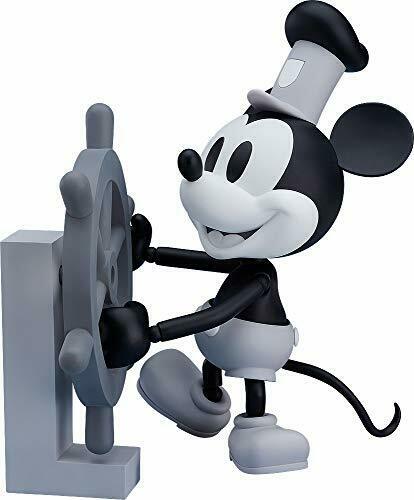 Nendoroid 1010a Steamboat Willie Mickey Mouse: 1928 Ver. (Black & White) Figure_1