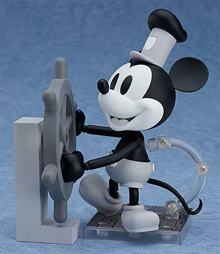 Nendoroid 1010a Steamboat Willie Mickey Mouse: 1928 Ver. (Black & White) Figure_2