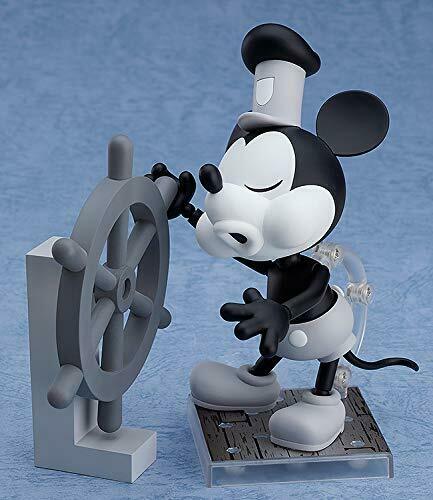 Nendoroid 1010a Steamboat Willie Mickey Mouse: 1928 Ver. (Black & White) Figure_4