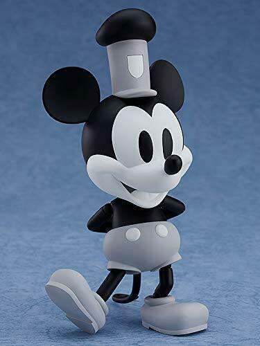 Nendoroid 1010a Steamboat Willie Mickey Mouse: 1928 Ver. (Black & White) Figure_5
