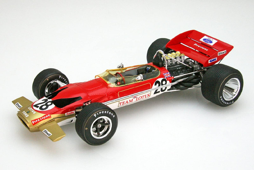EBBRO 1/20 Team Lotus Type 49C 1970 Plastic Model Kit 500020006 Not Painted NEW_3