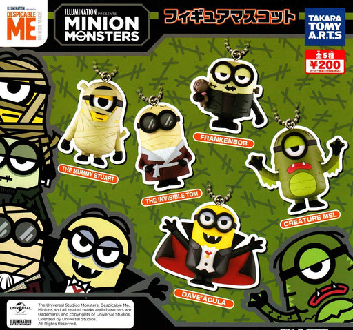 TAKARATOMY A.R.T.S Minion Monsters figure mascot Set of 5 Gashapon toys NEW_1