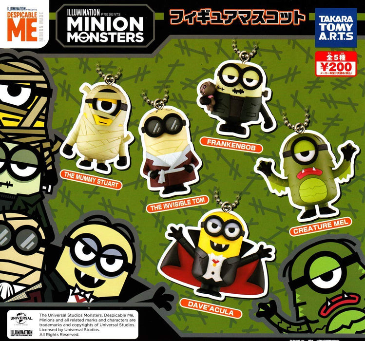 TAKARATOMY A.R.T.S Minion Monsters figure mascot Set of 5 Gashapon toys NEW_1