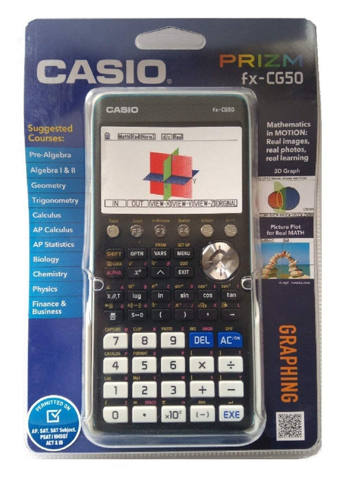Casio calculator 10-digit graph function FX-CG50 Black Battery Powered 28 Memory_4