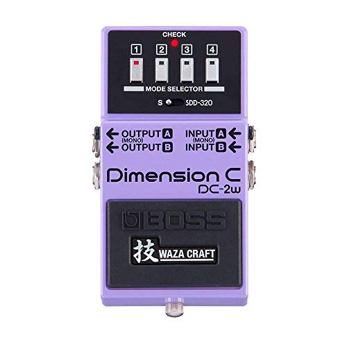 BOSS Dimension C DC-2W Waza craft Technique Bass effects purple Made In Japan_1