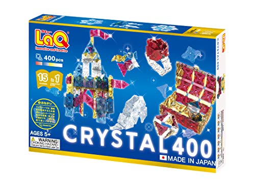 YOSHIRITSU LaQ CRYSTAL 400 Puzzle block MADE IN JAPAN NEW_1