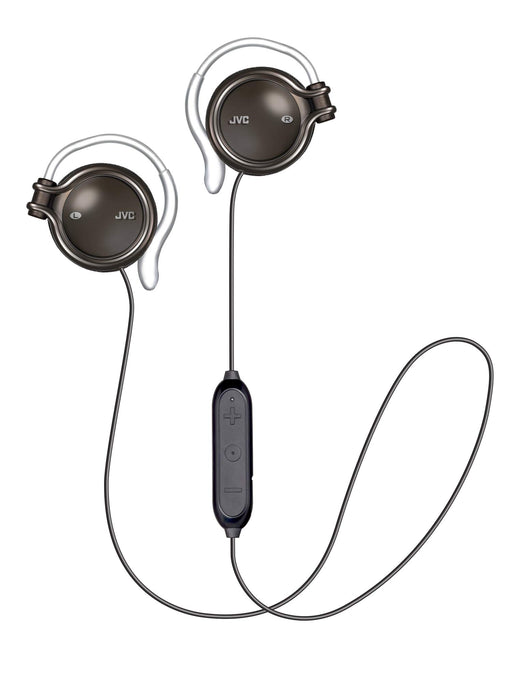 JVC Bluetooth Wireless Earphone HA-AL102BT-B Black Ear Hook Type Open Air NEW_1
