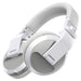Pioneer DJ Bluetooth Wireless Headphone HDJ-X5BT-W Gross White Wire & Wireless_3