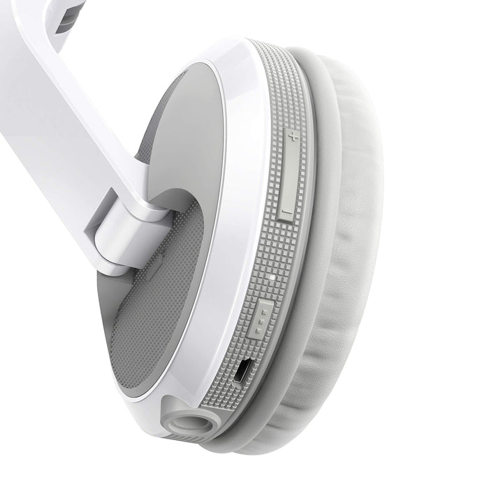 Pioneer DJ Bluetooth Wireless Headphone HDJ-X5BT-W Gross White Wire & Wireless_7