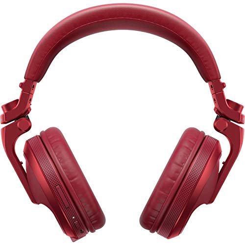 Pioneer DJ Bluetooth Wireless Headphone HDJ-X5BT-R Metallic Red Wire & Wireless_5