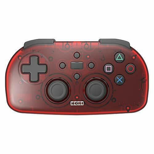 HORI SONY License Item  Wireless Controller Light for PlayStation4 Clear Red NEW_1