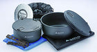 SOTO Navigator Cook System SOD-501 19xH7.8cm Aluminum Black w/ storage Pouch NEW_3