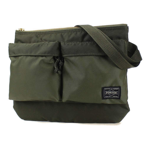 Yoshida PORTER Force SHOULDER BAG 855-05458 Olive Drab W260xH200mm NEW_1