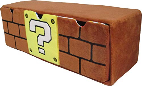 Mario stuffed toy 3 series chest block Sanei Boeki (12 x 35 x 12 cm) NEW_3