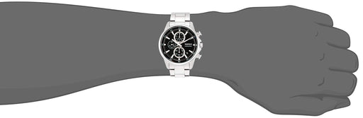 SEIKO WIRED NEW STANDARD AGAT424 Chronograph Men's Watch Black Dial Silver_2