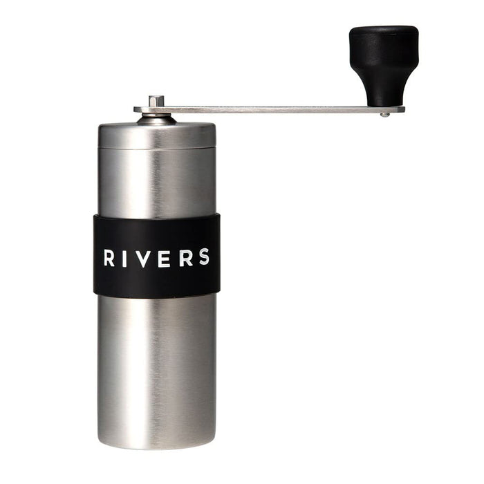 RIVERS GRITSV Made in Japan Coffee Grinder Grit Silver w/ Silicone Band NEW_1