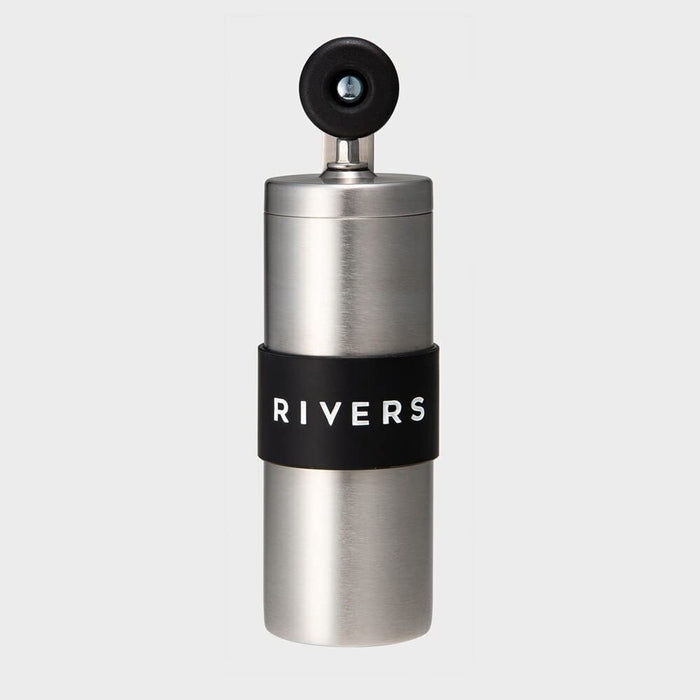 RIVERS GRITSV Made in Japan Coffee Grinder Grit Silver w/ Silicone Band NEW_2