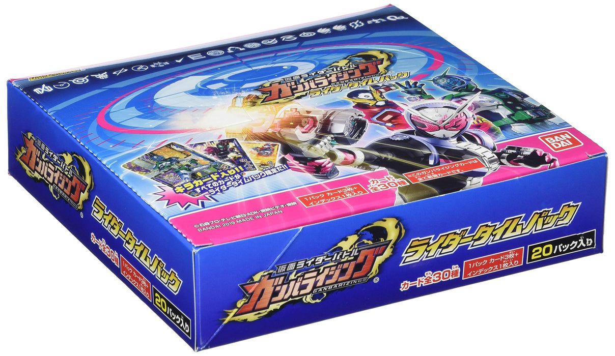 Data Carddas Kamen Rider Battle Gamba Rising Rider Time Pack (BOX) 3x20packs NEW_2