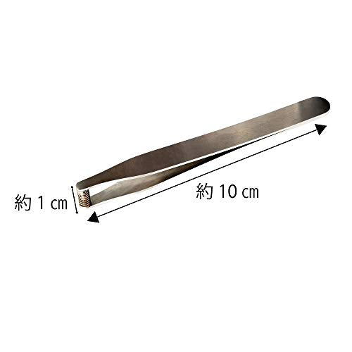 Nikken Kamisori Stainless Steel Ear Tweezers 10cm 14g EHT-1 NEW from Japan_3