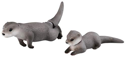 TAKARA TOMY ANIA Animal Adventure AS-15 Eurasian Otter Mini Action Figure 2piece_1