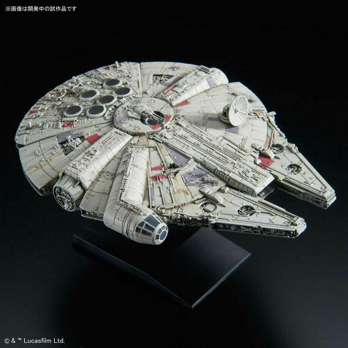 BANDAI STAR WARS EP5 VEHICLE MODEL 015 MILLENNIUM FALCON Plastic Model Kit NEW_3