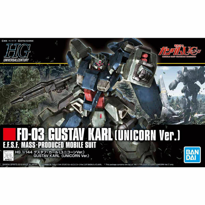 BANDAI HGUC 1/144 FD-03 GUSTAV KARL UNICORN Ver. Plastic Model Kit Gundam UC NEW_1
