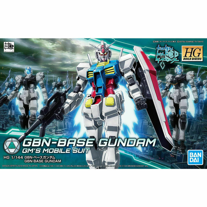 BANDAI HGBD 1/144 GBN-BASE GUNDAM Plastic Model Kit Gundam Build Divers NEW_1
