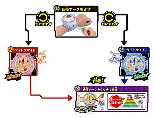 Yo-kai Watch DX Yokai Watch Elda Zero & Shin Youkai Complete Set NEW from Japan_8