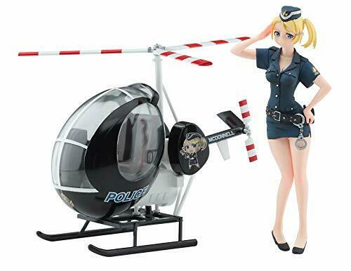 1/20 Egg Girls Collection No.07 'Amy McDonnell' (Police) w/Egg Plane Hughes 300_1