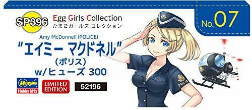1/20 Egg Girls Collection No.07 'Amy McDonnell' (Police) w/Egg Plane Hughes 300_8