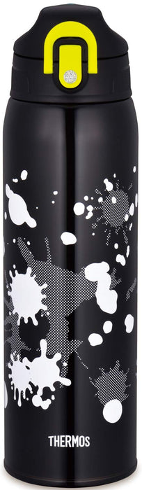 Thermos water bottle vacuum insulation 2-way black paint 1.0L FHO-1001WF BK-PT_2