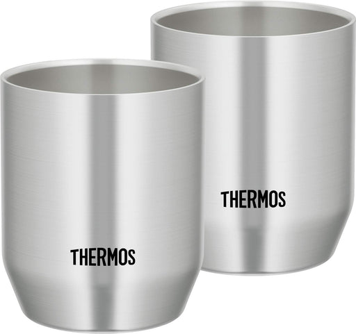 Thermos Vacuum Insulated Cup 360ml Stainless Steel Set of 2 JDH-360P S 8x8x9.5cm_1