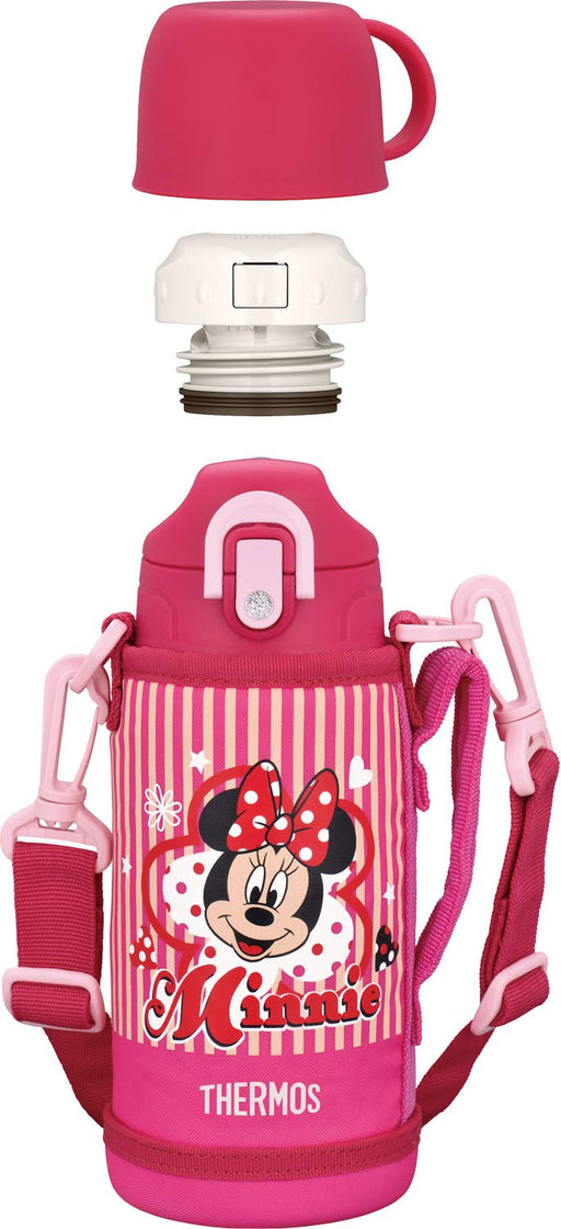 Thermos Water Bottle Vacuum Insulated 2Way Bottle 0.6L/0.63L Minnie FHO-601WFDSP_1