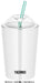 Thermos Cooling Straw Cup 300ml White JDJ-300 WH 8Wx13.5Hcm Stainless Steel NEW_2