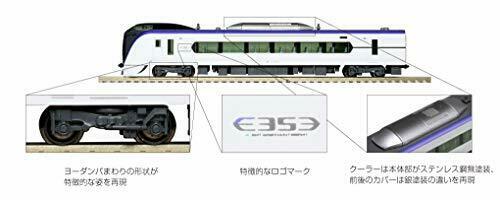 Kato N Scale Series E353 'Azusa/Kaiji' (Add-On 5-Car Set) NEW from Japan_4