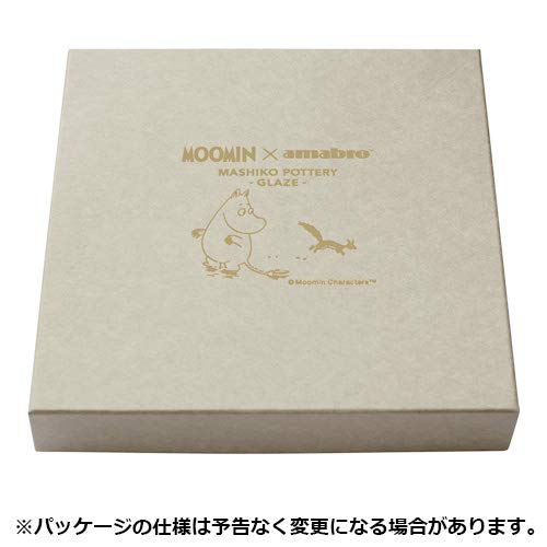 MOOMIN x amabro Snufkin Brown Plate Mashiko Pottery GLAZE Made in Japan NEW_3