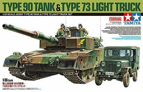 JGSDF Type90 Tank(Military) & Type73 Light Truck Set Plastic Model Kit NEW_7