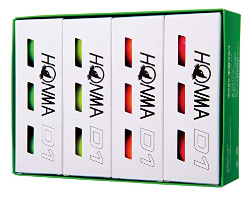 Golf balls HONMA Ball Multi-Color New D1 BT-1801 2 piece ball Ionomer mid cover_2