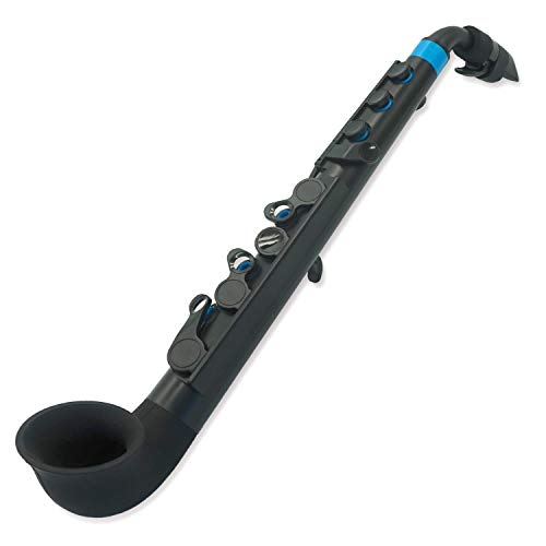 NUVO jSax 2.0 Plastic Saxophone Black/Blue N520JBBL with Hard Case NEW_2