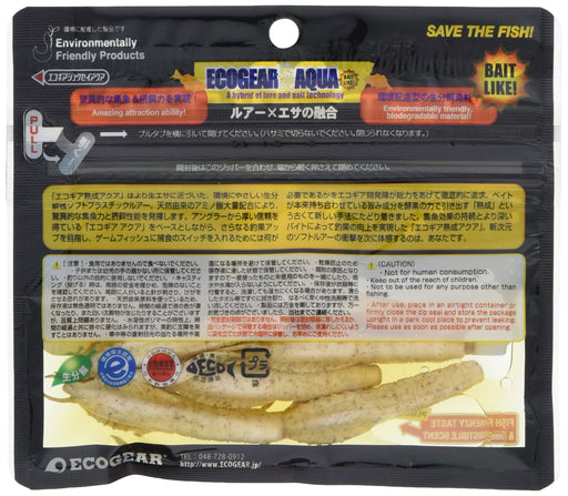 ECOGEAR JUKUSEI AQUA Swim Shrimp 4 inch J05 Pearl Shirasu Set of 6 pcs Sea Bream_2