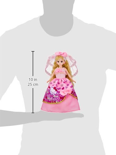 Takara Tomy Licca-chan Doll Hello Kitty Wedding Dress LD-13 Sanrio NEW_3