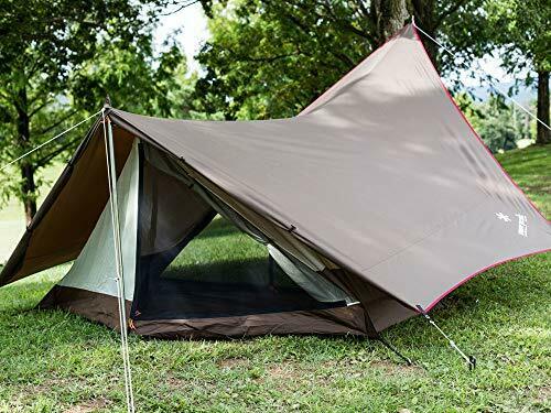 Snow peak Solo Tent & Tarp Hexa Ease 1 for SDI-101 Brown 1 person NEW from Japan_5