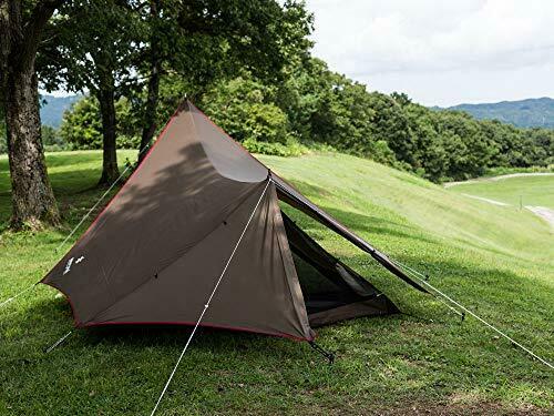 Snow peak Solo Tent & Tarp Hexa Ease 1 for SDI-101 Brown 1 person NEW from Japan_6
