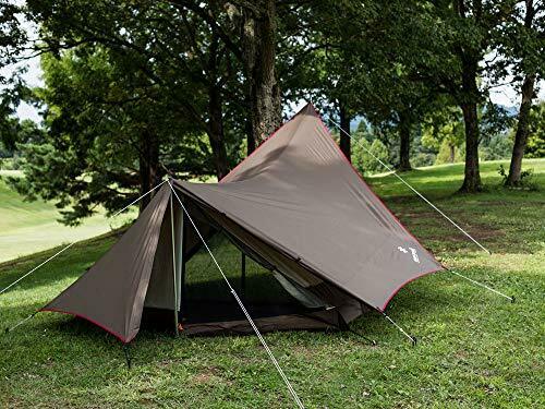 Snow peak Solo Tent & Tarp Hexa Ease 1 for SDI-101 Brown 1 person NEW from Japan_7