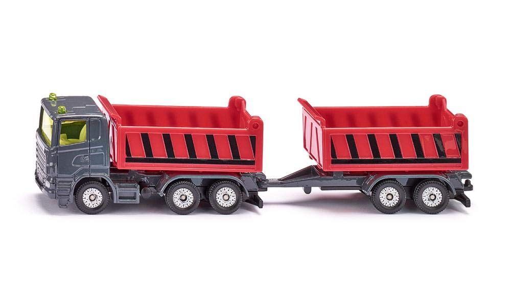 BorneLund SIKU Dump Truck with Trailer SK1685 Multi Color Miniature Model Car_1