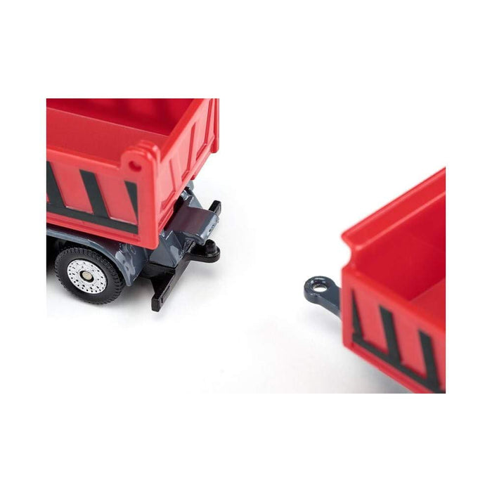 BorneLund SIKU Dump Truck with Trailer SK1685 Multi Color Miniature Model Car_3