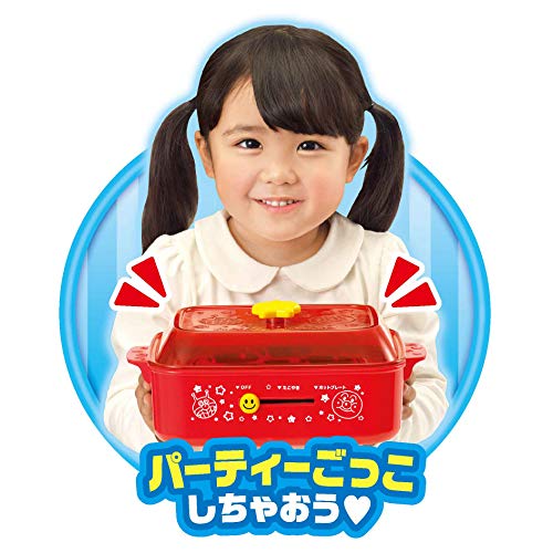 JOYPALETTE Anpanman Takoyaki Party Hot Plate Plastic Toy NEW from Japan_4