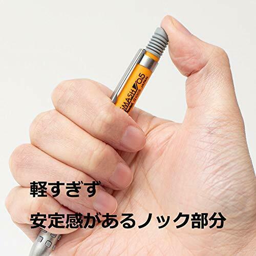 Pentel Mechanical Pencil Smash 0.5mm Q1005-15A Orange NEW from Japan_4